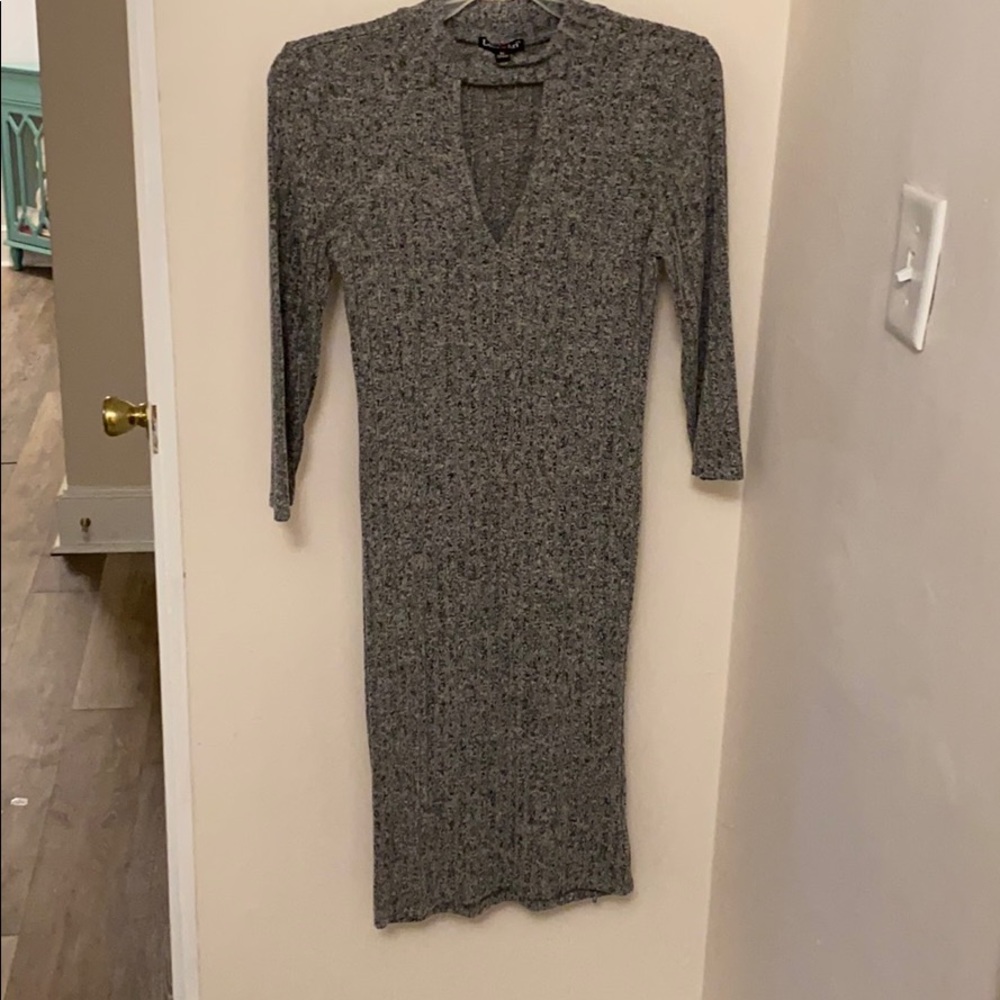 Bandage key hole dress